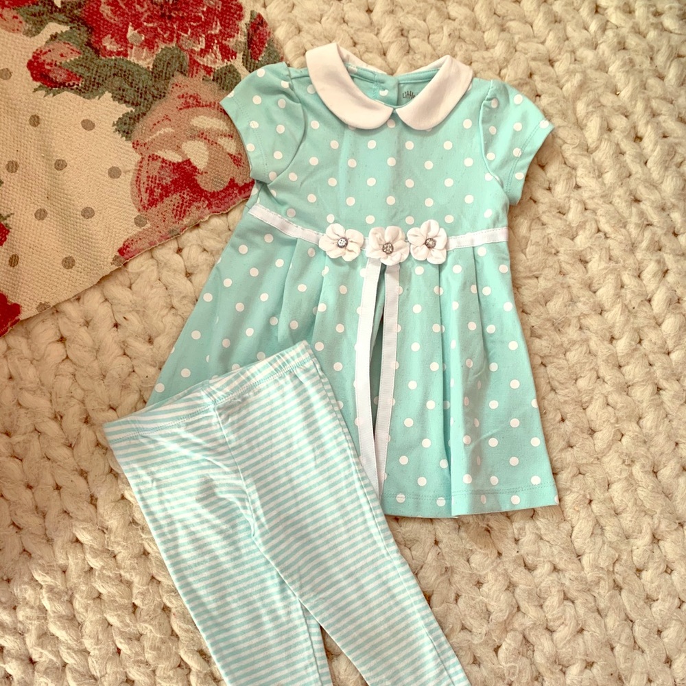 Little Me Polka Dot Set